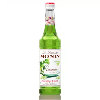 Gurke / Concombre Monin Sirup alkoholfrei 70cl