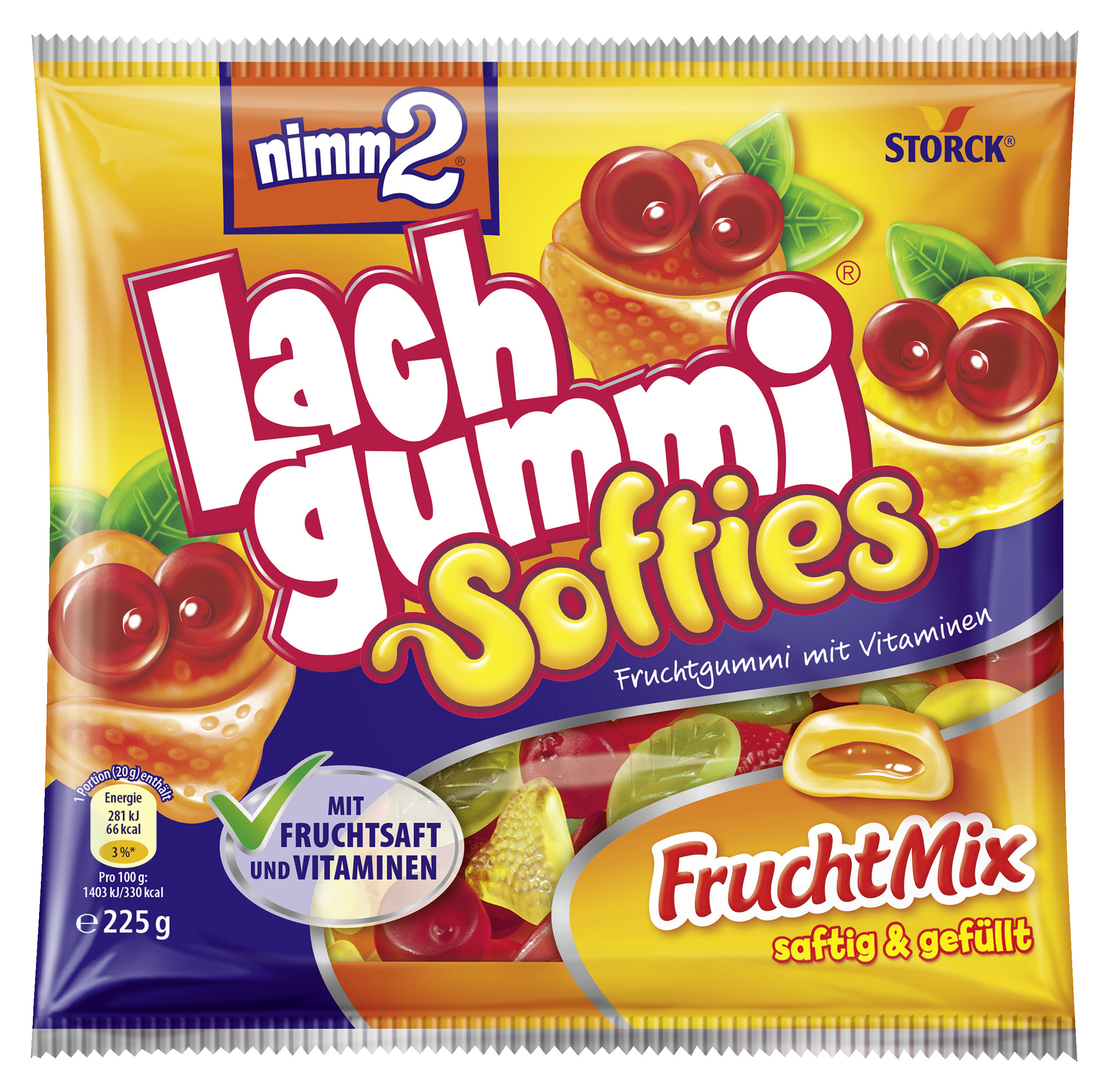 nimm2 Lachgummi Softies 225g