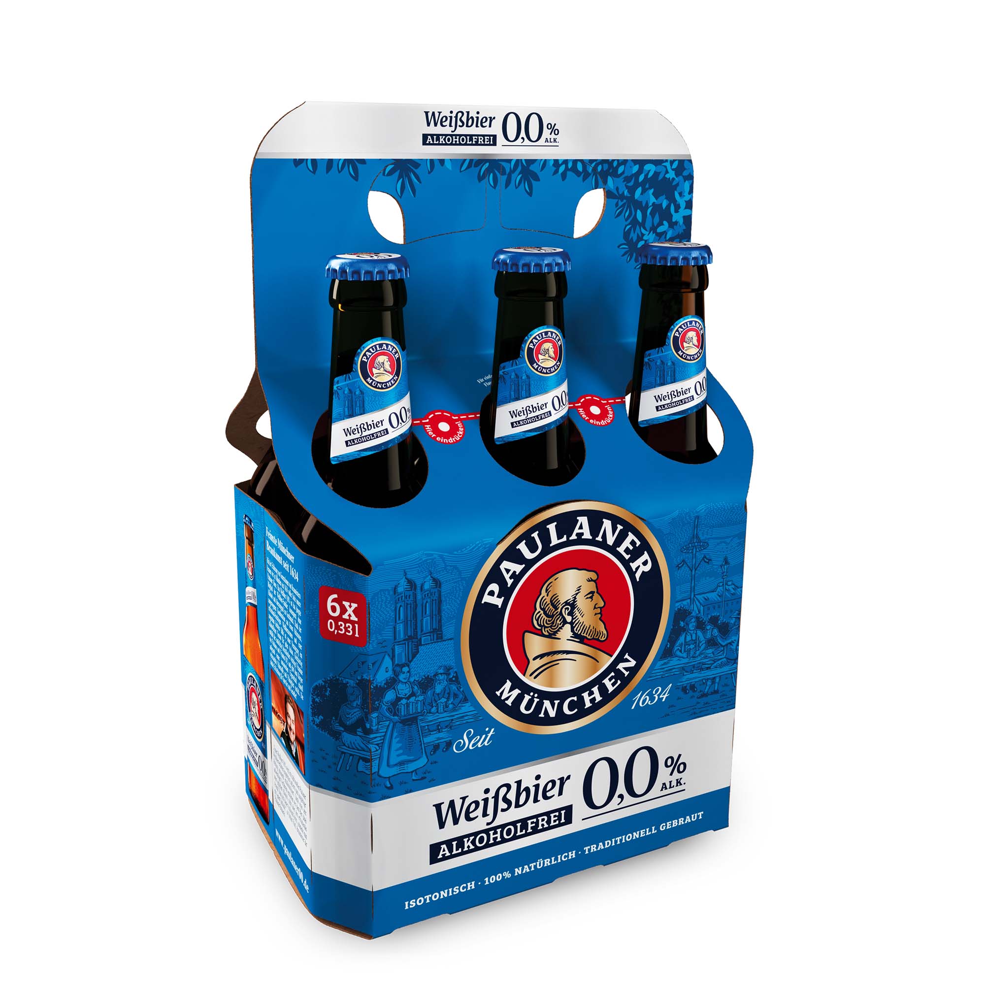 Paulaner Weißbier Alkoholfrei 6×0,33l