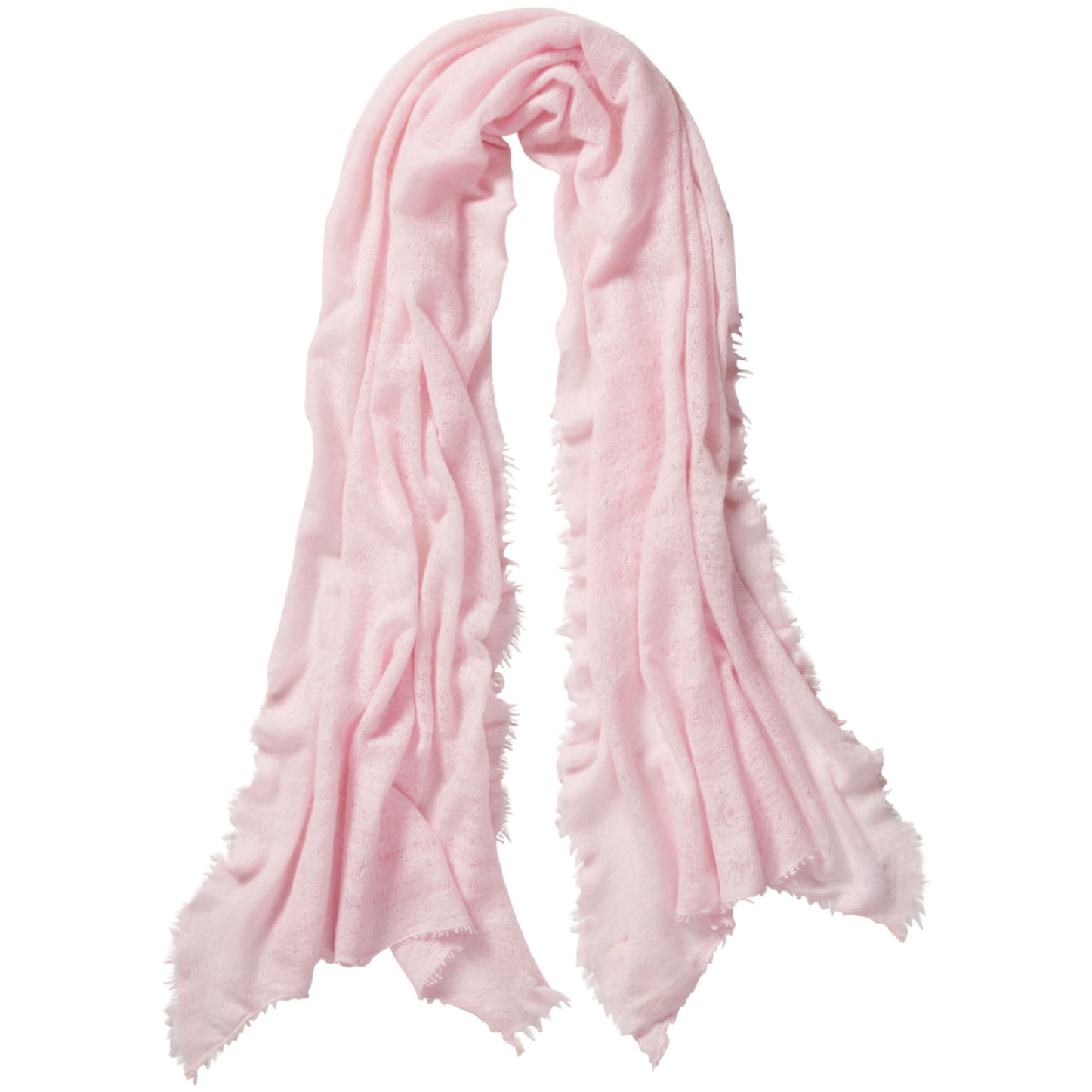 PUR SCHOEN Kaschmirschal gefilzt, “Puder Rosé”