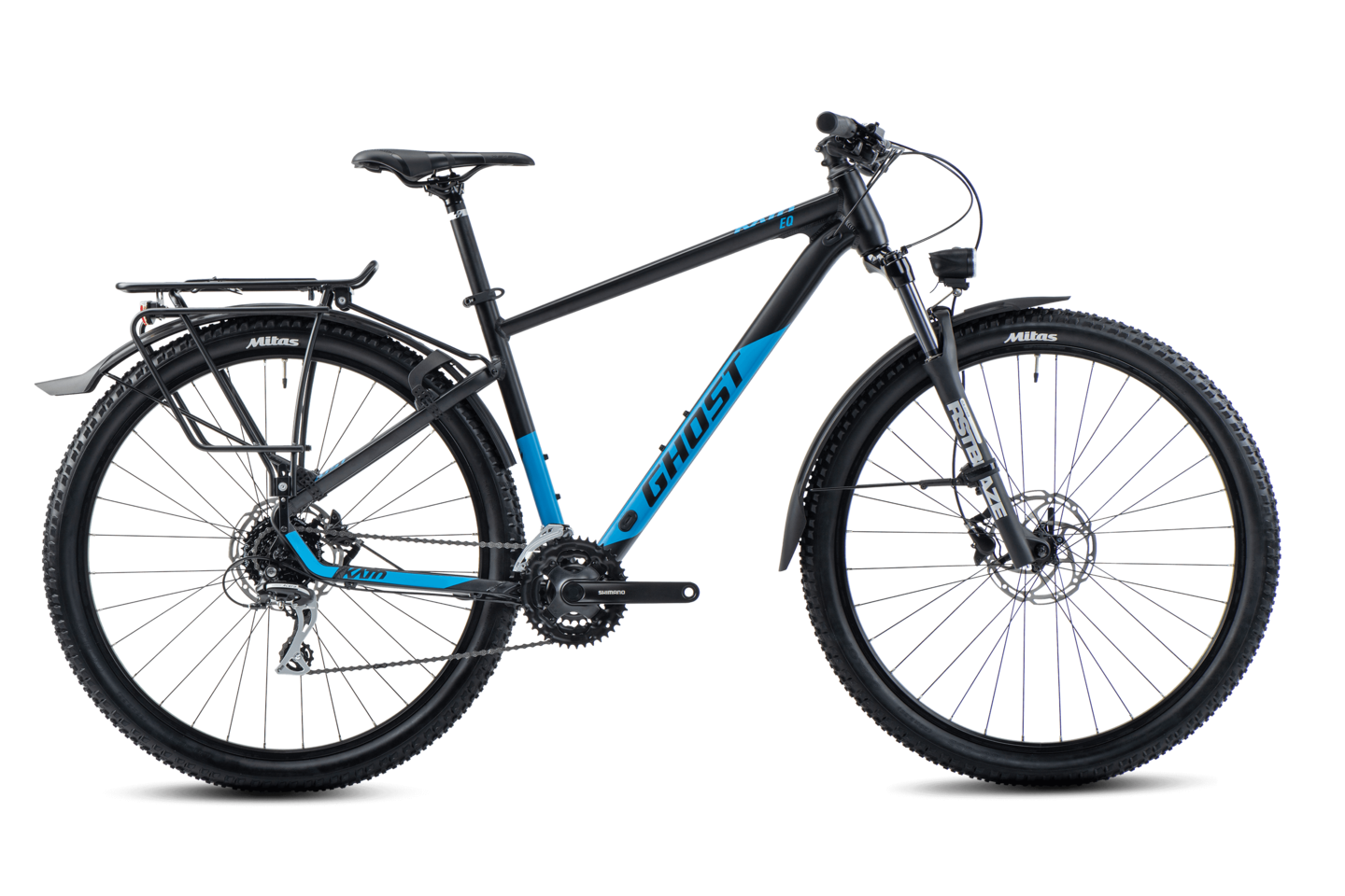 Ghost Kato EQ 27.5 AL U – 24 Gänge Shimano Disc Trekkingrad Mountainbike Fahrrad Blue/Black