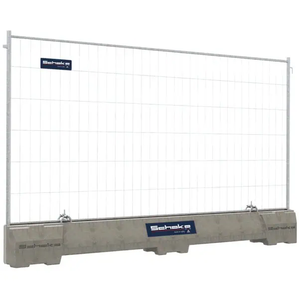 Schake – Betonleitschwellen SET mit 2,00 m Mobilzaun