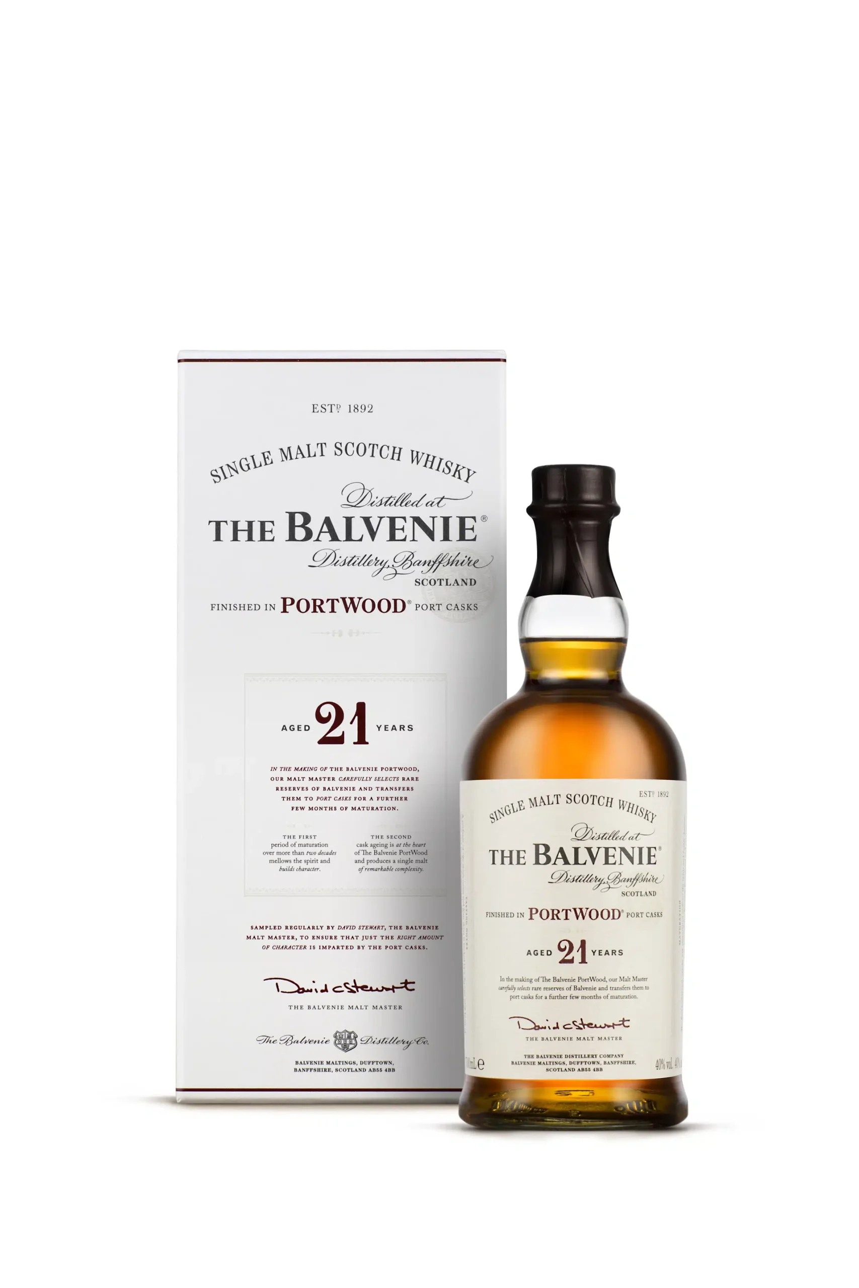 The Balvenie 21 Years Portwood Scotch Whisky 40% Vol. 70 cl